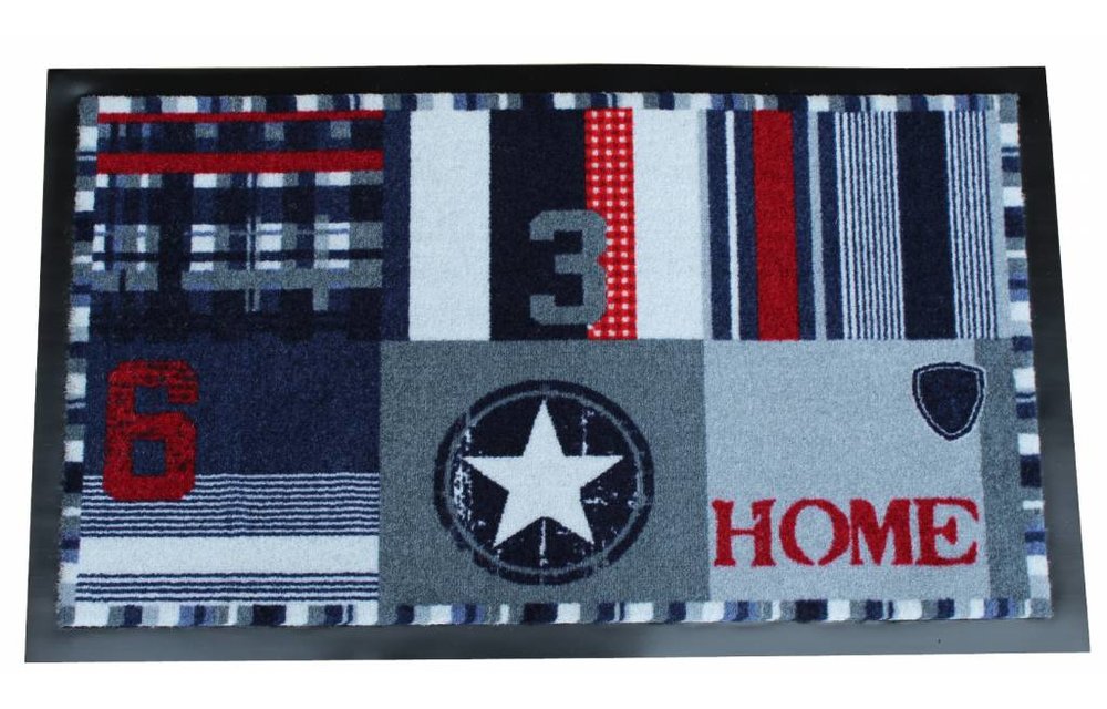 Deurmat HOME lines 45x75 cm. Deurmat HOME lines 45x75 cm.
