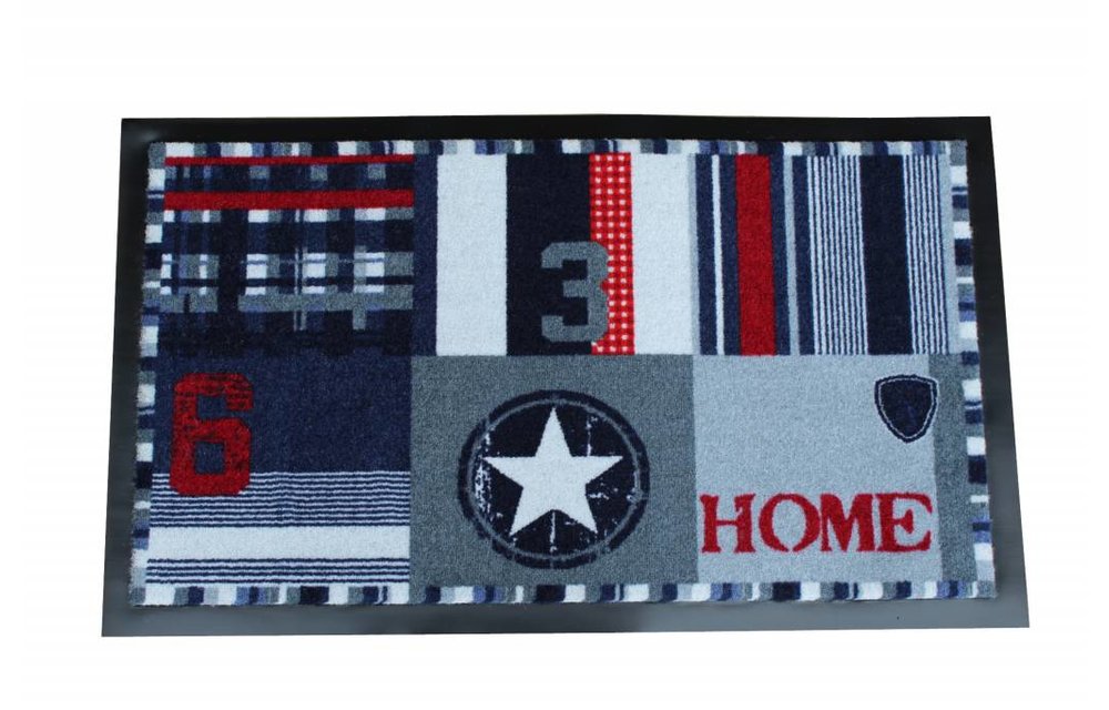 Deurmat HOME lines 45x75 cm. Deurmat HOME lines 45x75 cm.