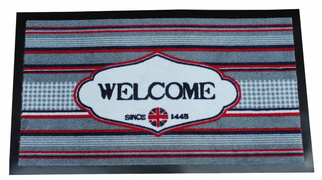 Deurmat Welcome since 45x75 cm.