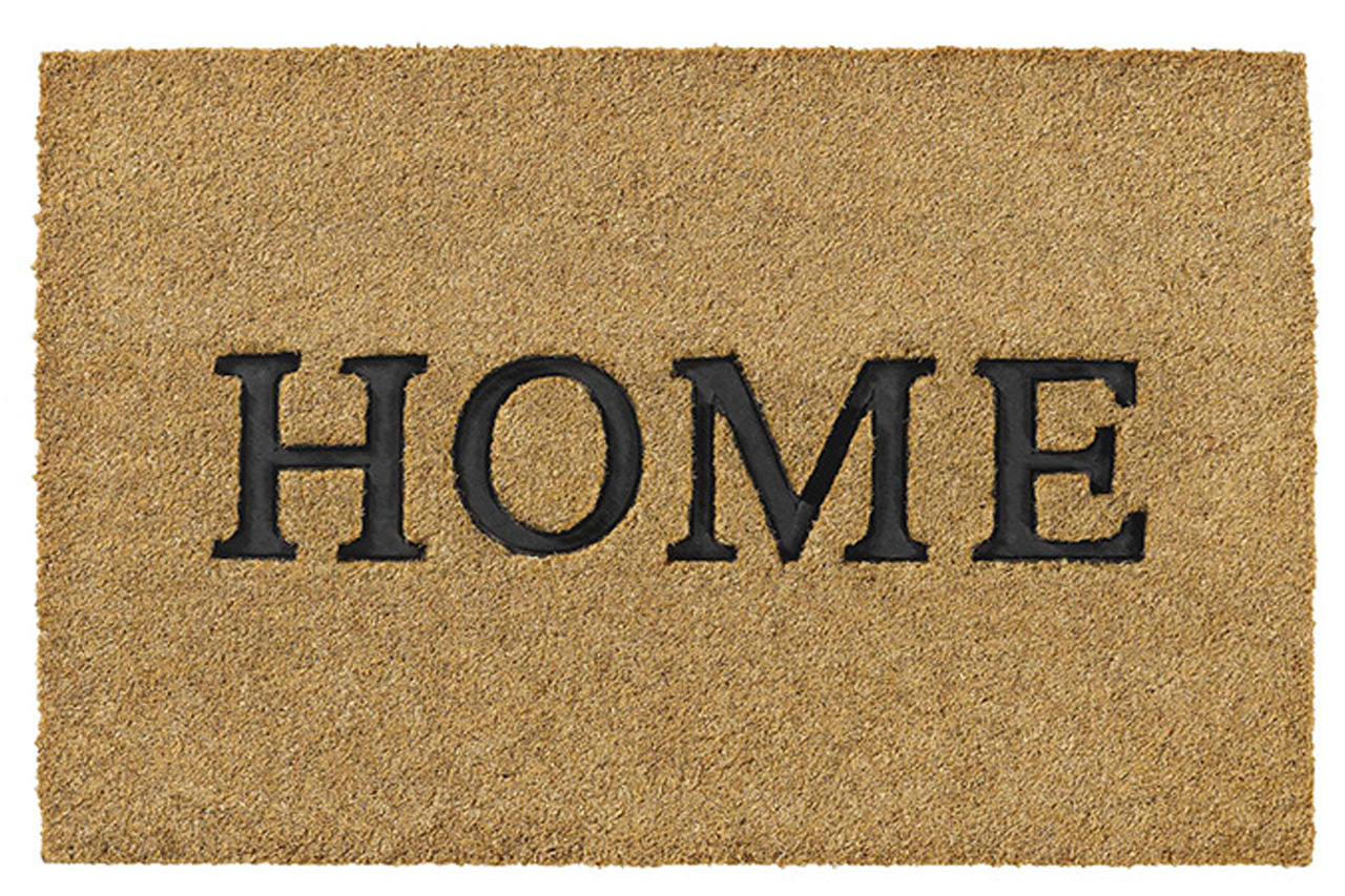 Kokosmat  Ruco Embossed Rubber  Home 40 x 60 cm Kokosmat  Ruco Embossed Rubber  Home 40 x 60 cm