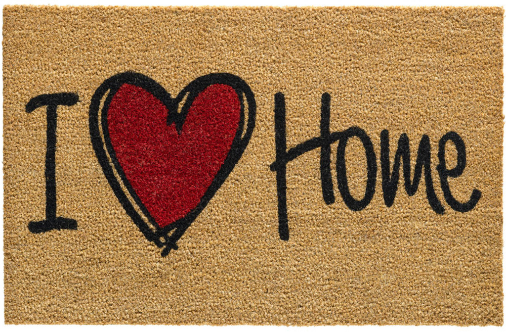 Kokosmat I Love Home 45x75 cm.
