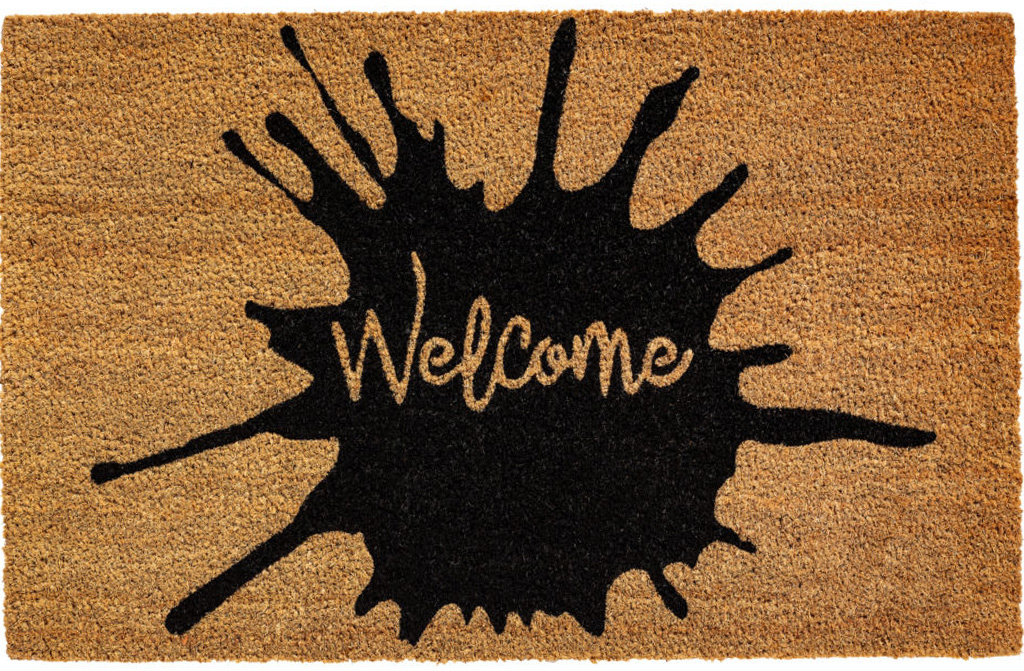 Kokosmat  "Welcome Splash"  Ruco Print 45 x 75 cm