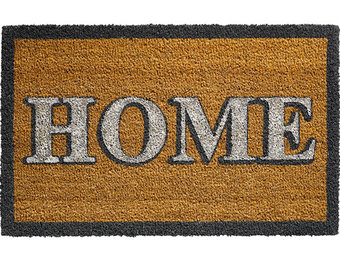 Kokosmat Ruco Glitter "Home silver"  40 x 70 cm.