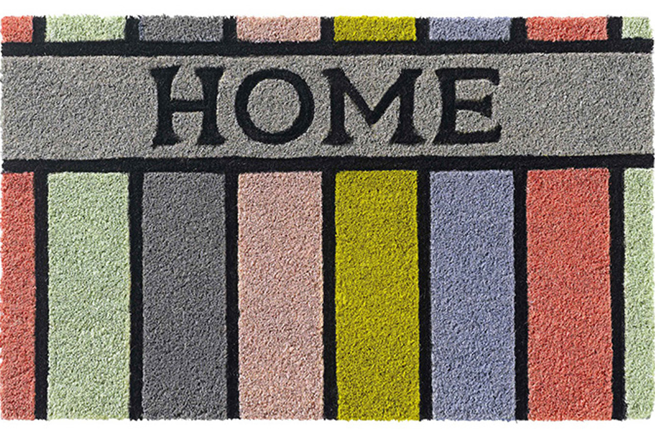 Kokosmat Ruco Style "Pastel HOME"   45 x 75 cm.