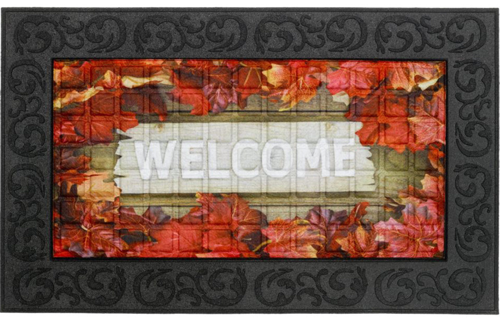 Deurmat  Venga "Welcome leaves"   45 x 75 cm
