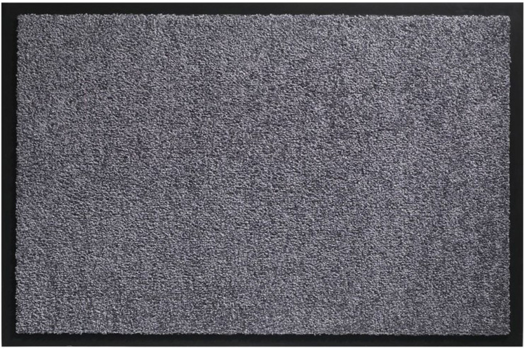 Wasbare schoonloopmat Grijs 60x90 cm.