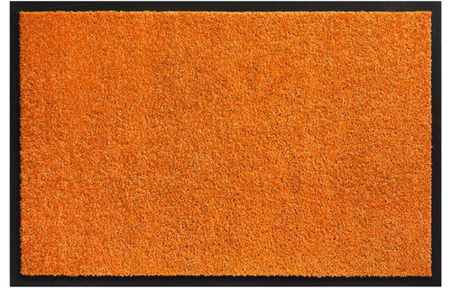 Wasbare schoonloopmat Orange 60x90 cm.