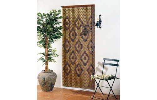 Luxe Houten Kralengordijn "PROVENCE"  100 x 220 cm