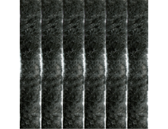 Vliegengordijn kattenstaart 90x220 cm.  Zwart