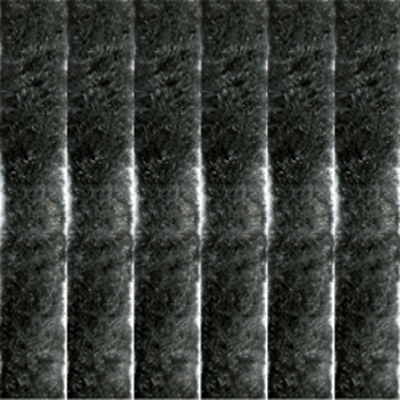 Vliegengordijn kattenstaart 90x220 cm.  Zwart