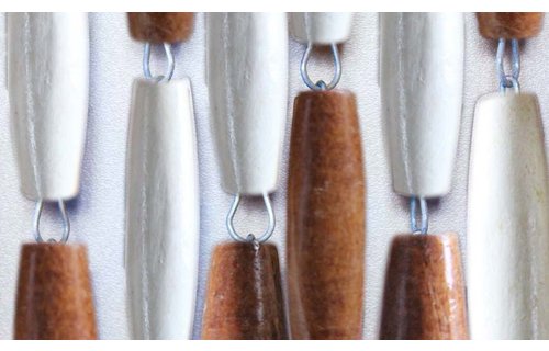 Luxe Houten Kralengordijn "PROVENCE"  90 x 200 cm