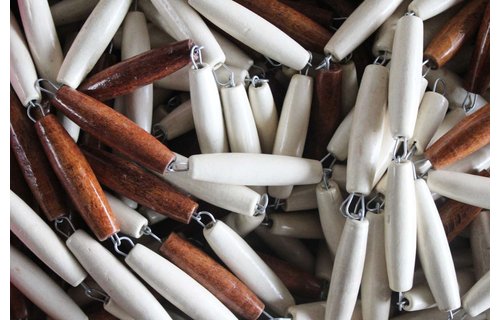 Luxe Houten Kralengordijn "PROVENCE"  90 x 200 cm