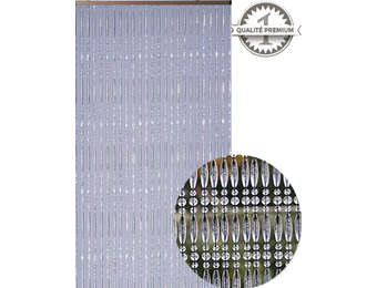 Luxe Kralengordijn "Mireille" 120x220 cm   Cristal