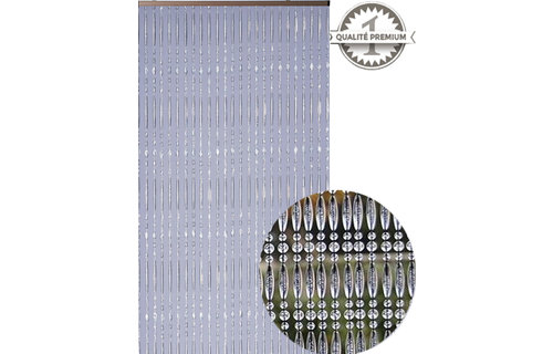 Luxe Kralengordijn "Mireille" 120x220 cm   Cristal