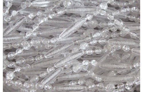 Luxe Kralengordijn "Mireille" 120x220 cm   Cristal