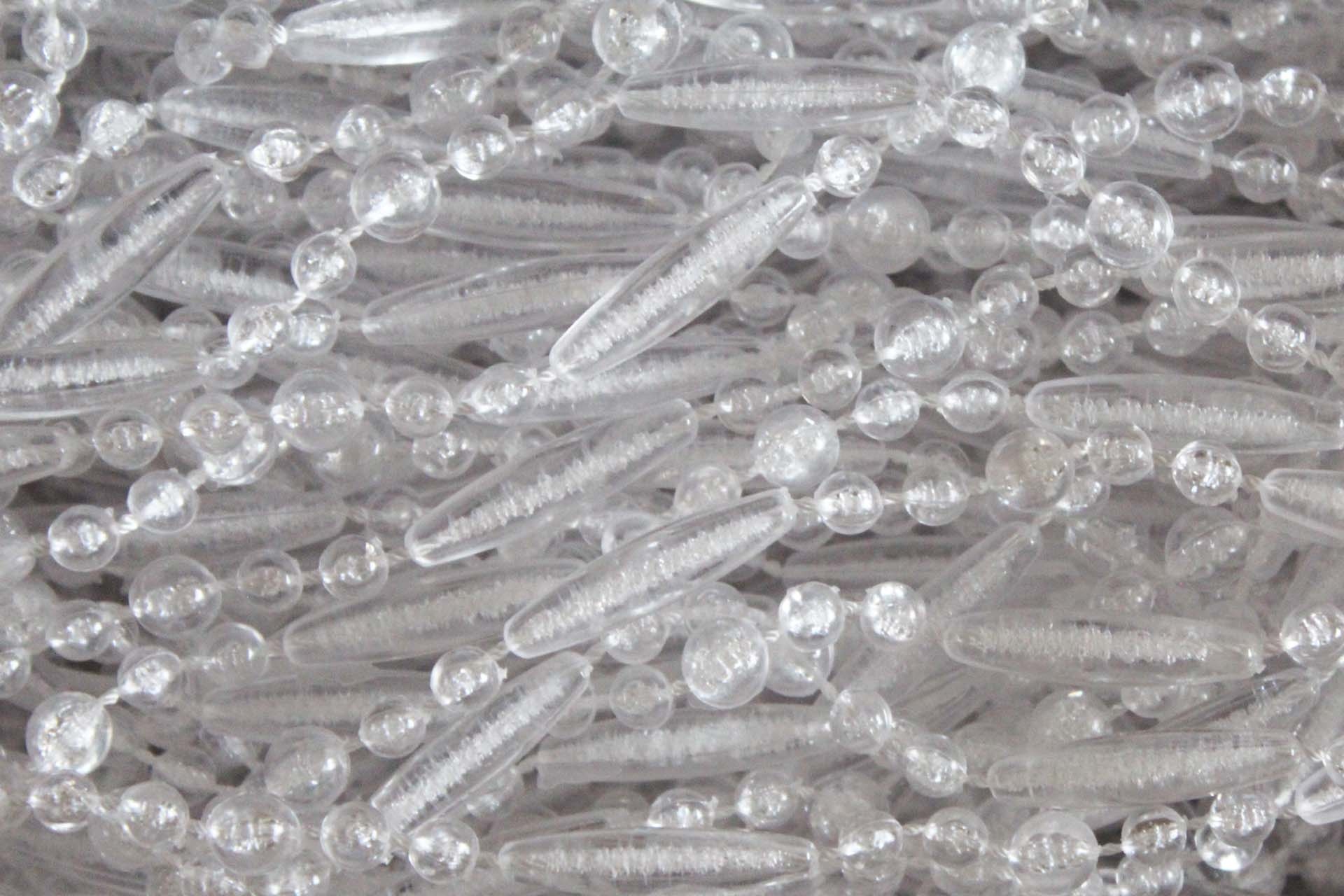 Luxe Kralengordijn "Mireille" 120x220 cm   Cristal