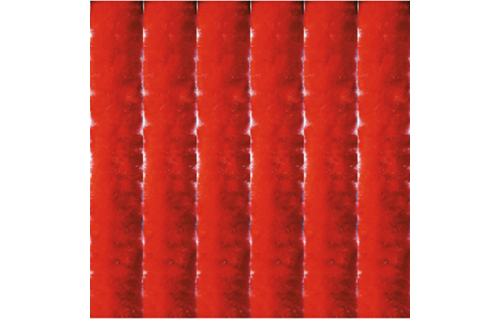 Vliegengordijn kattenstaart 120x230 cm.  Rood