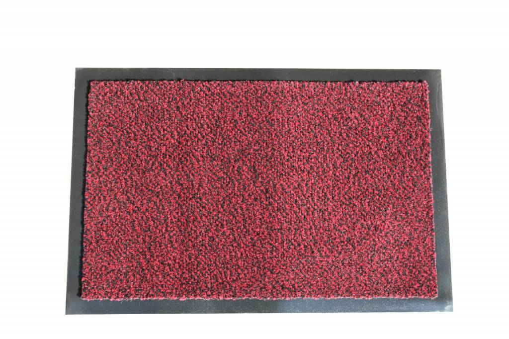 Schoonloopmat Mars 40 X 60 cm. Rood met boord