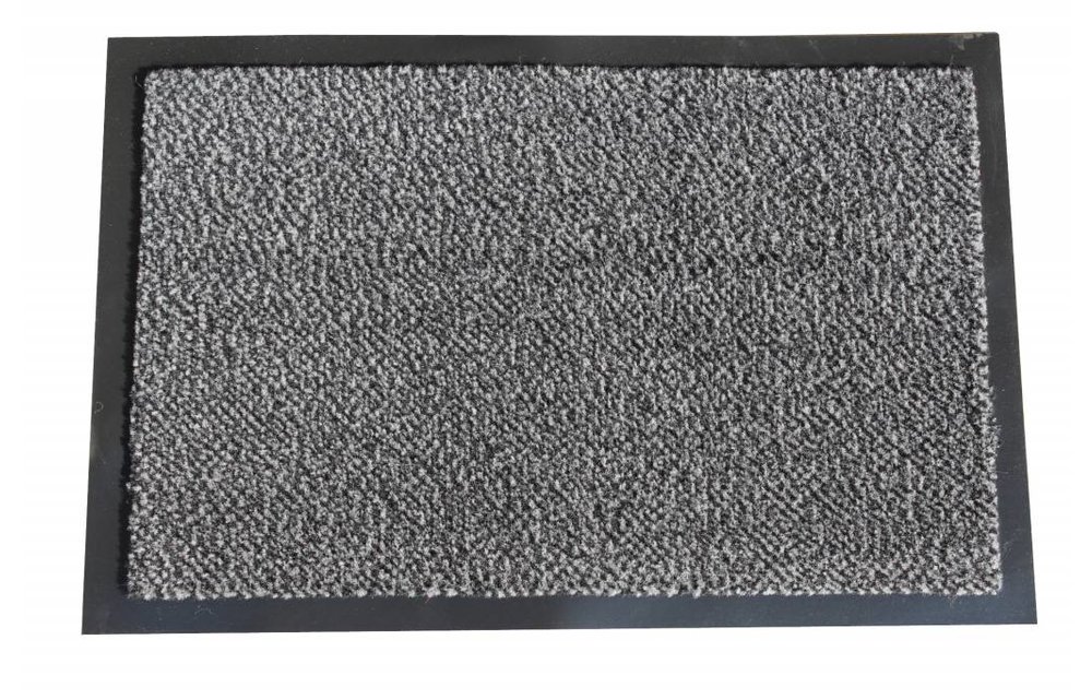 Schoonloopmat Mars 40 X 60 cm. Anthracite met boord Schoonloopmat Mars 40 X 60 cm. Anthracite met boord
