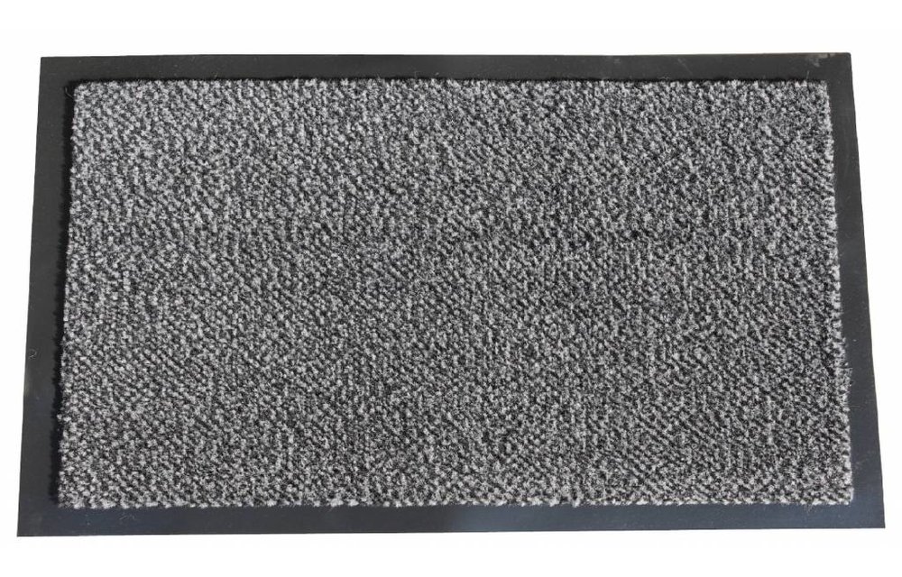 Schoonloopmat Mars 40 X 60 cm. Anthracite met boord Schoonloopmat Mars 40 X 60 cm. Anthracite met boord