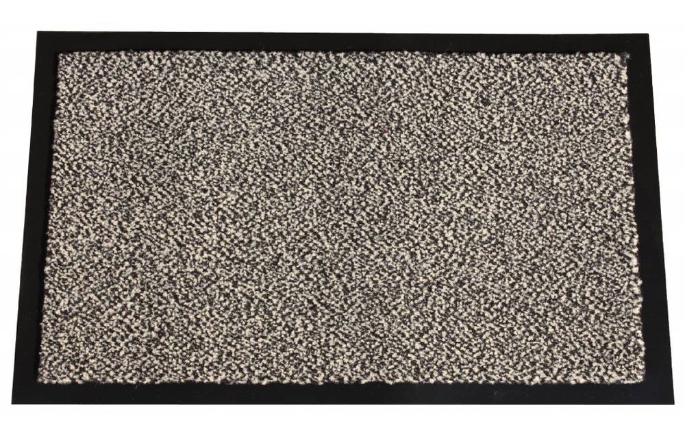Schoonloopmat Mars 40 X 60 cm. L. Beige met boord Schoonloopmat Mars 40 X 60 cm. L. Beige met boord