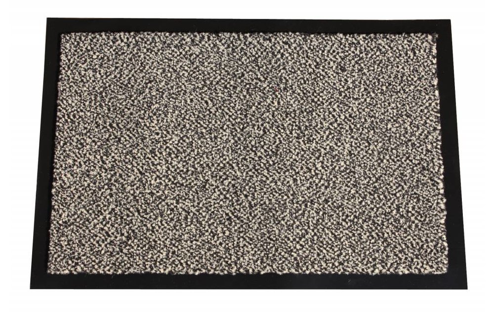 Schoonloopmat Mars 40 X 60 cm. L. Beige met boord Schoonloopmat Mars 40 X 60 cm. L. Beige met boord