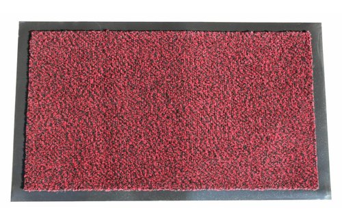 Schoonloopmat Mars 60 X 80 cm. Rood met boord