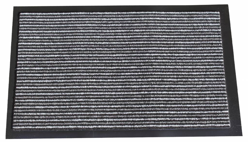 Schoonloopmat Scala 60 X 80 cm. anthracite met boord Schoonloopmat Scala 60 X 80 cm. anthracite met boord