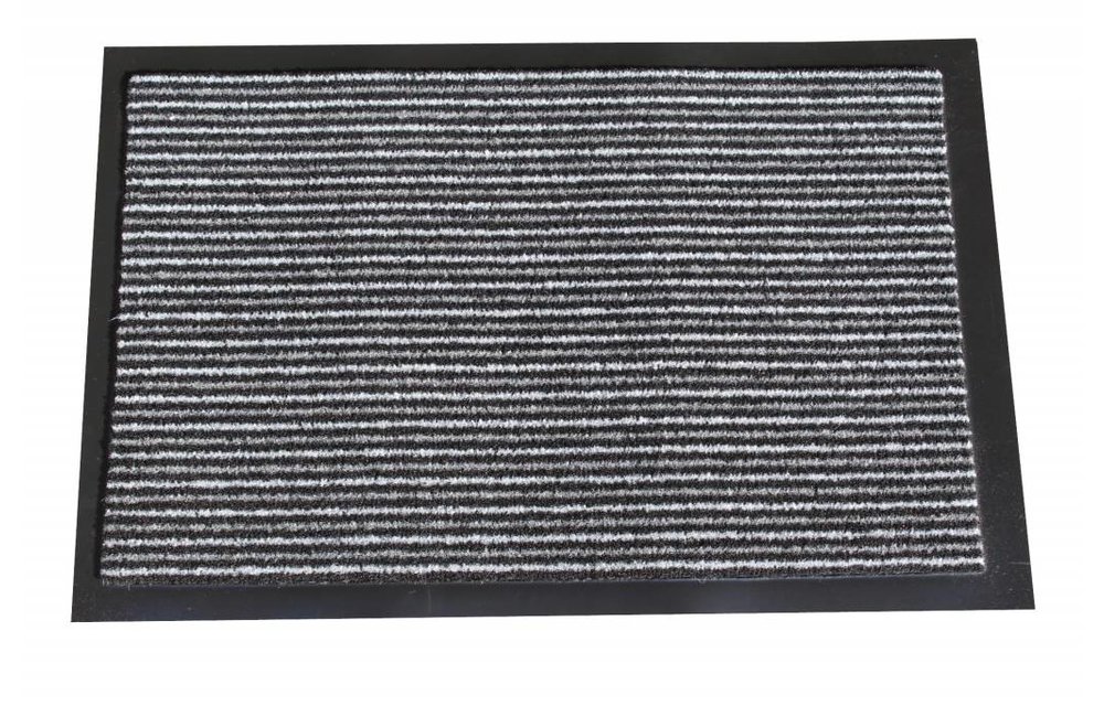 Schoonloopmat Scala 60 X 80 cm. anthracite met boord Schoonloopmat Scala 60 X 80 cm. anthracite met boord