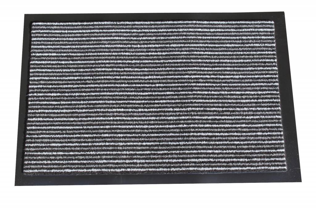 Schoonloopmat Scala 60 X 80 cm. anthracite met boord Schoonloopmat Scala 60 X 80 cm. anthracite met boord