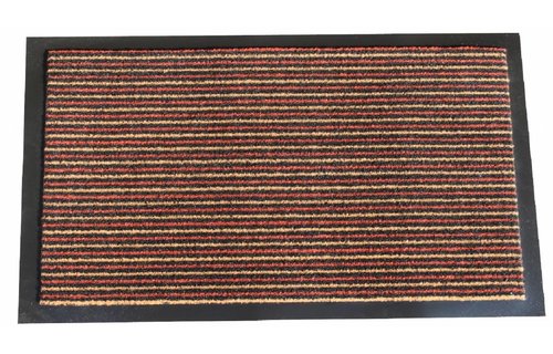 Schoonloopmat Scala 60 X 80 cm. terra met boord Schoonloopmat Scala 60 X 80 cm. terra met boord