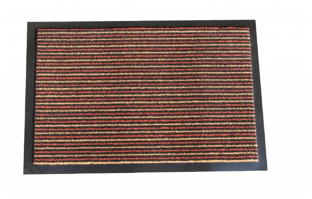 Schoonloopmat Scala 60 X 80 cm. terra met boord Schoonloopmat Scala 60 X 80 cm. terra met boord