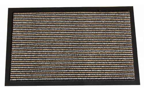 Schoonloopmat Scala 60 X 80 cm. L. Beige met boord