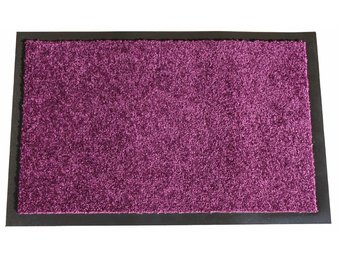 Wasbare schoonloopmat Purper 40x60 cm.