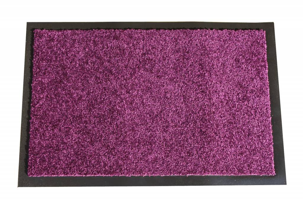 Wasbare schoonloopmat Purper 40x60 cm.