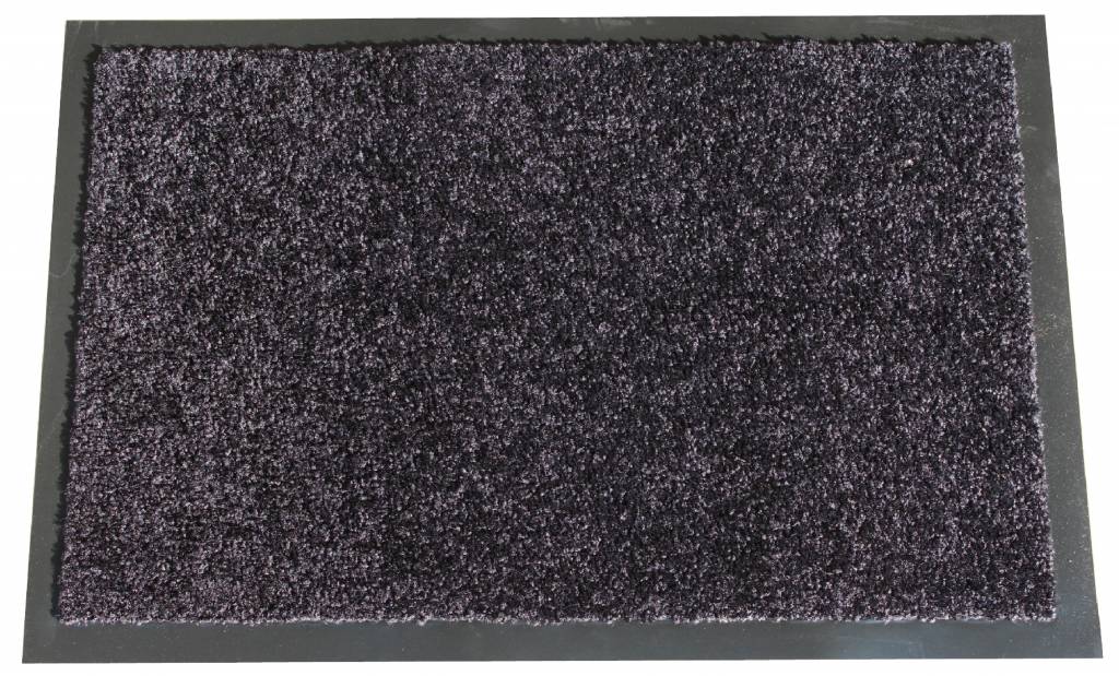 Wasbare schoonloopmat Zwart 40x60 cm. Wasbare schoonloopmat Zwart 40x60 cm.