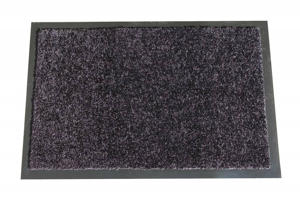 Wasbare schoonloopmat Zwart 40x60 cm. Wasbare schoonloopmat Zwart 40x60 cm.
