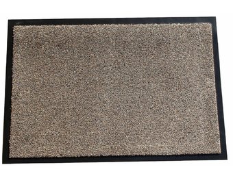 Wasbare schoonloopmat Beige 40x60 cm.