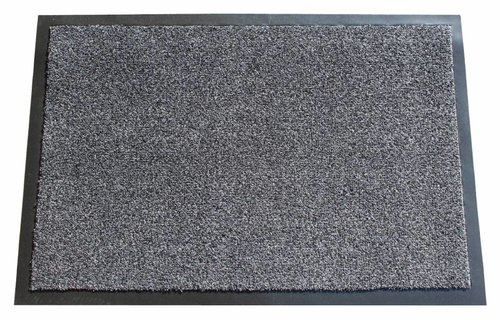 Wasbare schoonloopmat Anthracite 40x60 cm.