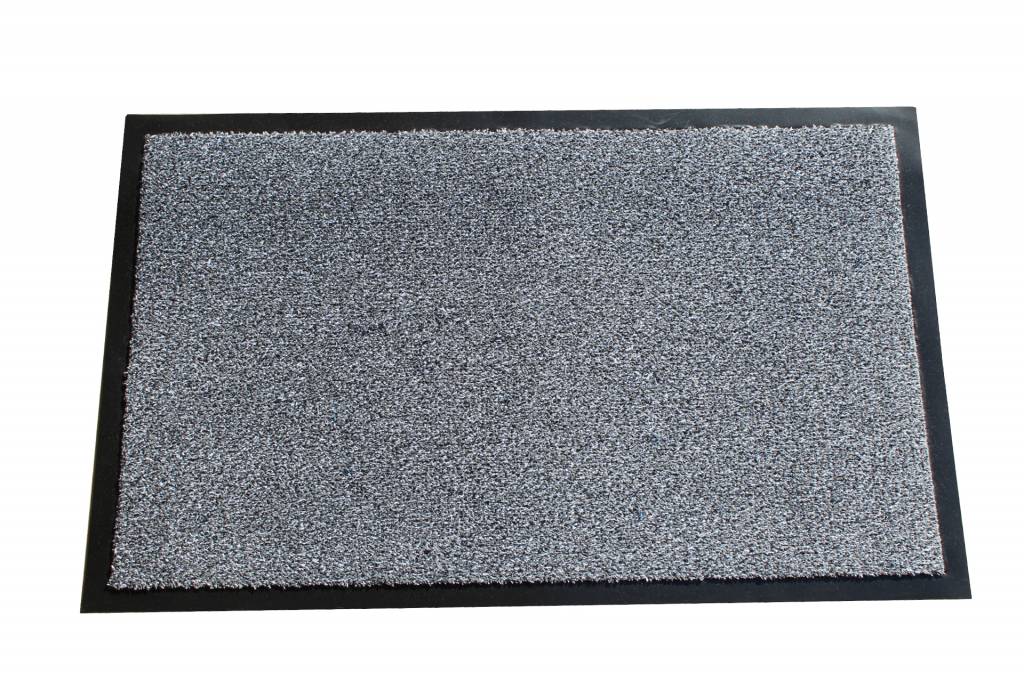 Wasbare schoonloopmat Grijs 50x80 cm.