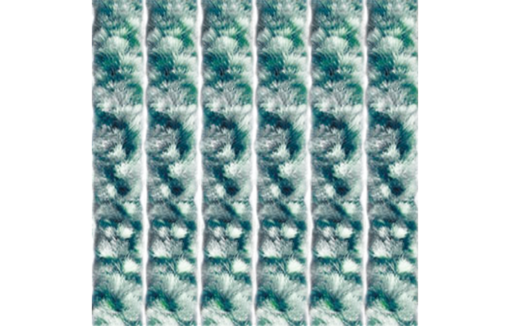 Vliegengordijn kattenstaart 120x230 cm. Groen / Grijs Wit