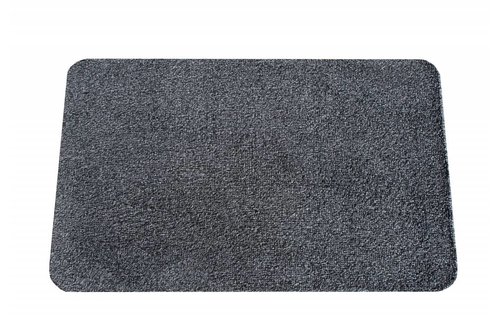 Wasbare droogloopmat Anthracite 40x60 cm.