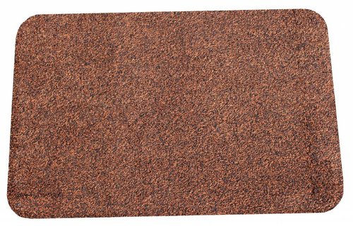 Wasbare droogloopmat Bruin 40x60 cm.