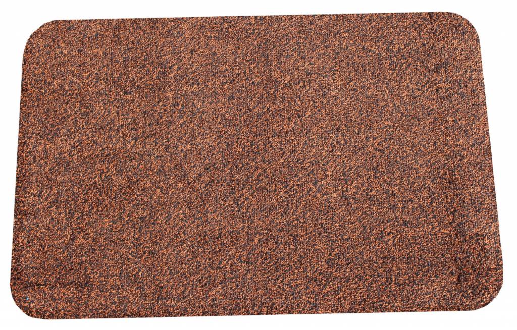 Wasbare droogloopmat Bruin 40x60 cm.