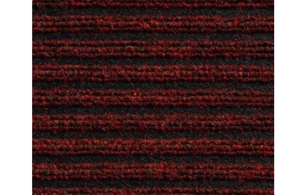 Naaldvilt deurmat met boord Rood 40x60cm. Naaldvilt deurmat met boord Rood 40x60cm.