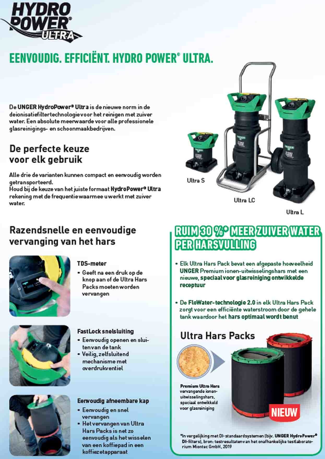 HydroPower Ultra Zuiverwaterfilter L + RVS Steekkar