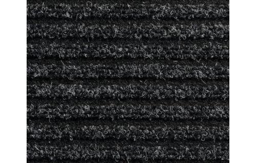 Naaldvilt deurmat met boord anthracite 40x60cm.