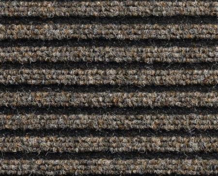 Naaldvilt deurmat met boord Bruin 40x60cm.