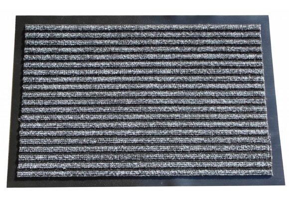 Naaldvilt deurmat Grijs 40x60cm.