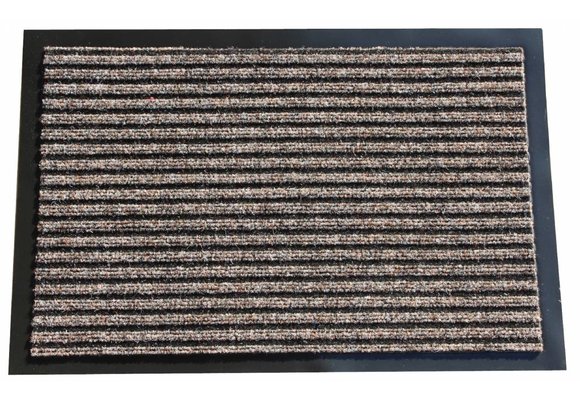 Naaldvilt deurmat Bruin 40x60cm.